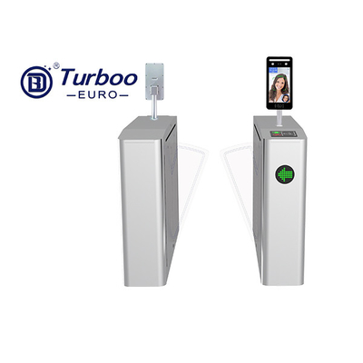 Tinggi Pinggang Flap Barrier Turnstile Pedestrian Turnstile Gate Access Control Turboo