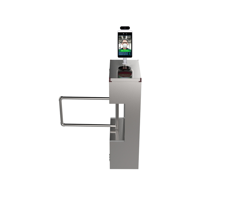 Pemindai Suhu Wajah Otomatis 35w Untuk Gerbang Pintu Putar Ayun