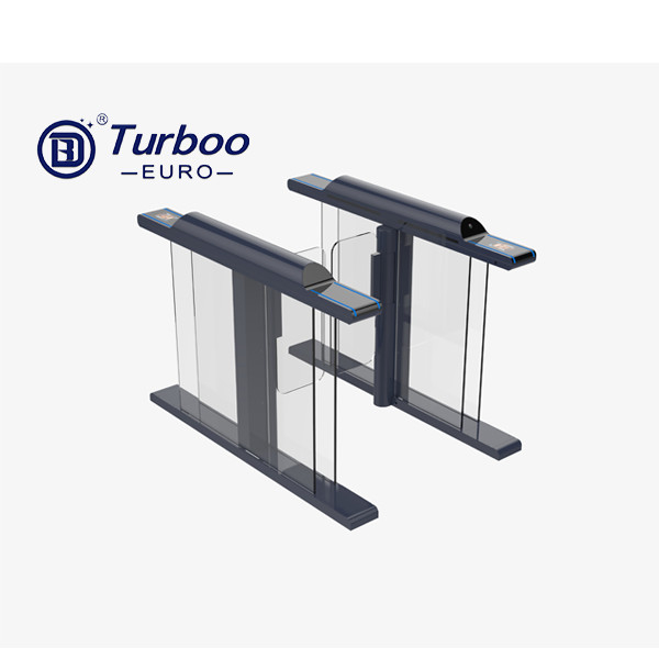 RFID Swing Turnstile Gate Kontak Kering 120w Dengan Pembaca Kartu