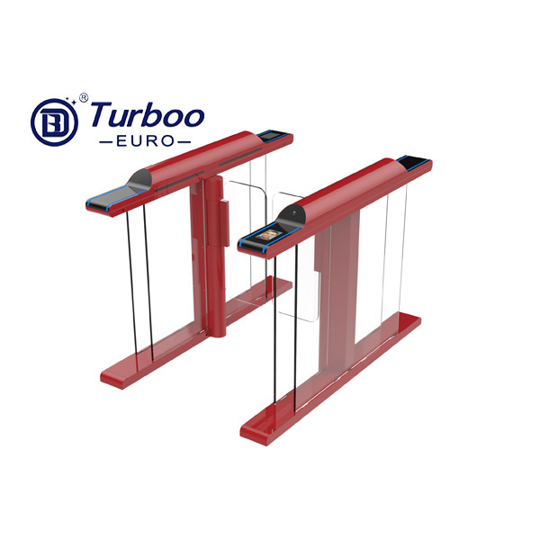 RFID Swing Turnstile Gate Kontak Kering 120w Dengan Pembaca Kartu