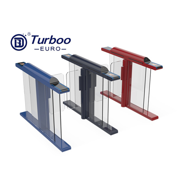 RFID Swing Turnstile Gate Kontak Kering 120w Dengan Pembaca Kartu