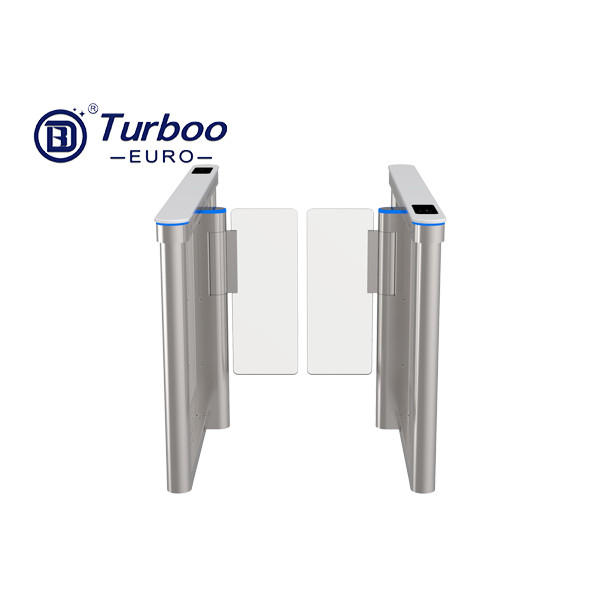 SUS Biometrik Kecepatan Tinggi Gerbang Turnstile Keamanan Pembaca Kode QR AC 100-240V Motor Servo