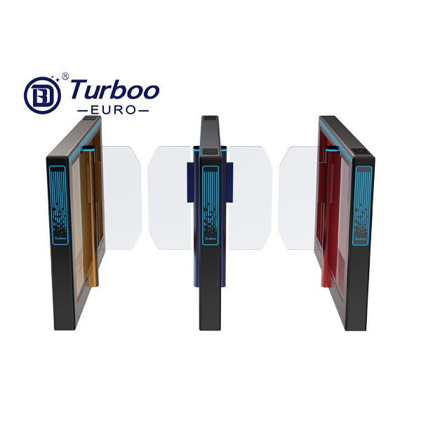 Transparan Arm Swing Barrier Turnstile Servo Motor Untuk Gedung Perkantoran