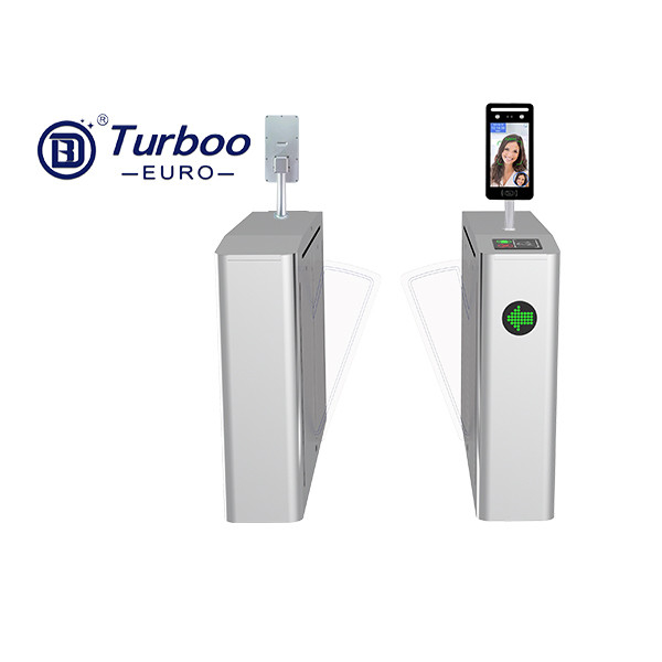 Tinggi Pinggang Flap Barrier Turnstile Pedestrian Turnstile Gate Access Control Turboo