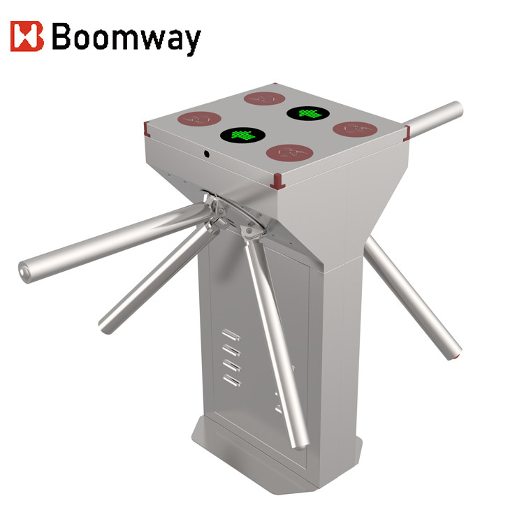 Anti ESD Turnstile Barrier Gate Semi 0.2 Detik Otomatis Tripod Turnstile